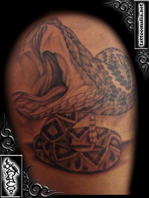 rattle snake tattoos